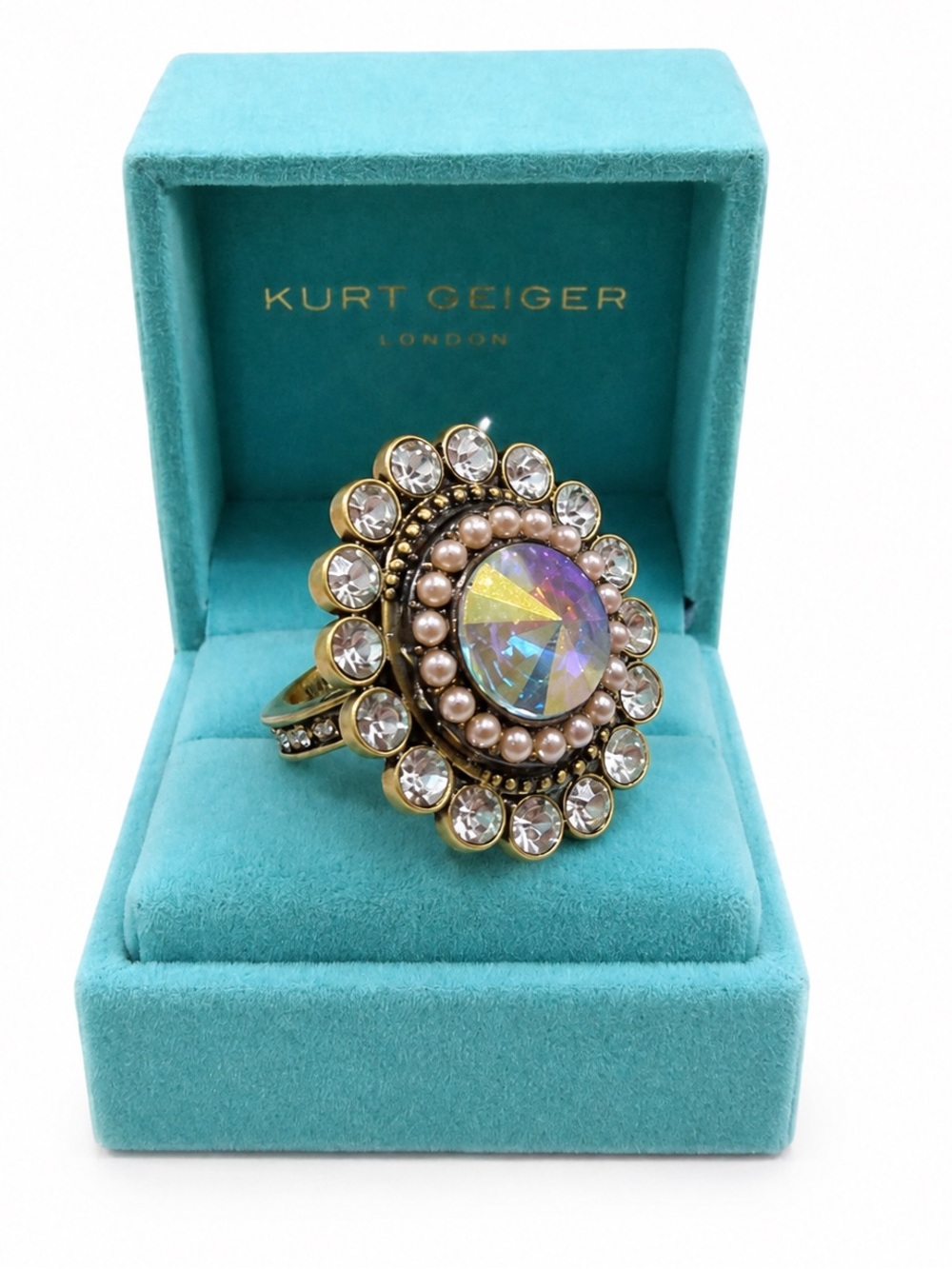 KURT GEIGER LONDON OCTAVIA RING NIB